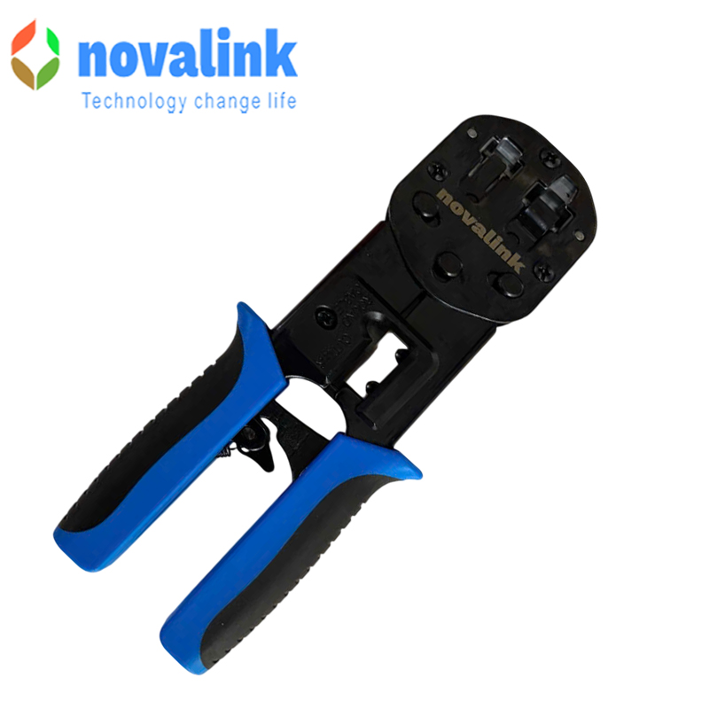 Kìm bấm mạng cat5, cat6  xuyên thấu Novalink  P/N CC-15-00060 dùng cho cat5 , cat6, cat7