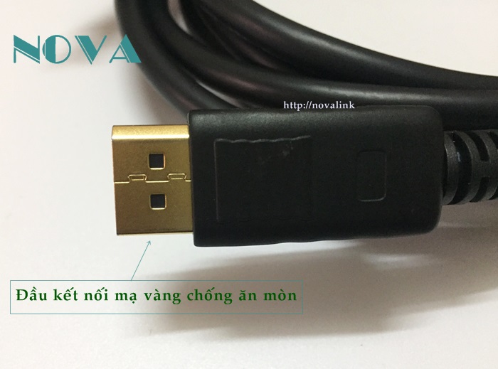 Cáp Displayport to Displayport dài 5M NV-81005 Novalink hàng cao cấp