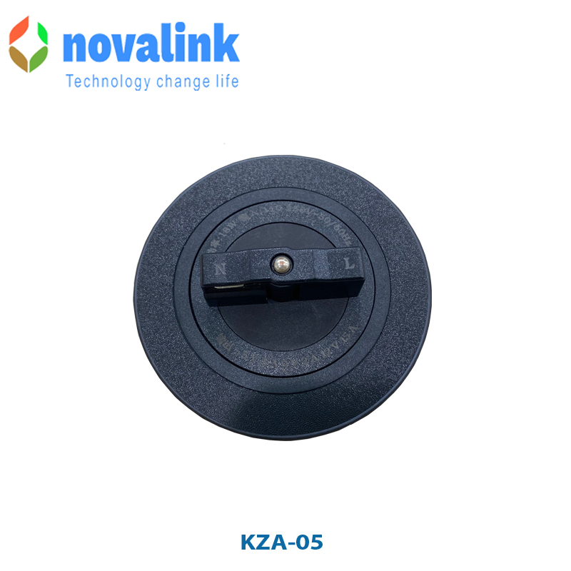 Ổ cắm sạc điện thoại cổng USB type A+ C dùng cho thanh ray âm tường novalink KZA-05 cao cấp