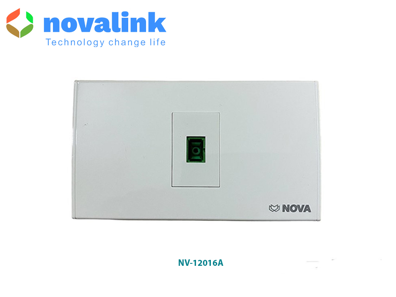 Hạt ổ cắm quang chuẩn SC/APC hãng novalink mã  NV-12016U chính hãng