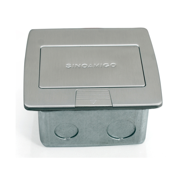 Hộp ổ điện âm bàn sinoamigo SPU-3S màu bạc cao cấp
