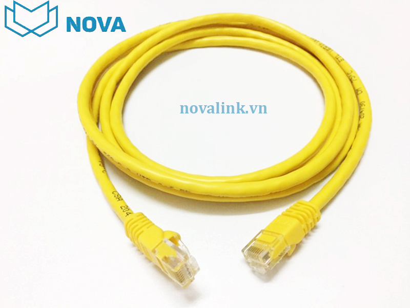 Dây nhảy- patch cord cat5 dài 10m Novalink 11209 pass Fluke 350MHZ