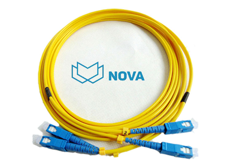 Patch cord - dây nhảy quang SC/UPC-SC/UPC-SM-DX novalink dài 1.5m