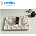 Bộ mặt hdmi âm tường 1 cổng gấp 90 độ novalink mã P30A1+NV-21001SW chính hãng