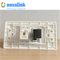 Bộ mặt mạng + HDMI âm tường novalink  NV-21002SW+CC-04-00231+ P30B chính hãng