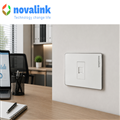 Bộ ổ cắm mạng cat6 1 cổng chính hãng Novalink