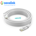 Dây cáp mạng cat6 Novalink dài 15m màu trắng mã  NV-25008A tốc độ 1Gb băng thông 550mhz