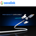 Dây cáp mạng cat6 Novalink dài 15m màu trắng mã  NV-25008A tốc độ 1Gb băng thông 550mhz