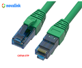 Dây cáp mạng cat6A S/FTP xanh là dài 10m mã NV-63109A tốc độ 10Gb chính hãng novalink