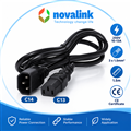 Dây nguồn C13 to C14 tiết diện 3*1.5mm dài 1.5m Novalink NV-52103A