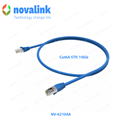 Dây nhảy cat 6A STP Novalink dài 2m mã NV-62104A  tốc độ 10Gb băng thông 600mhz