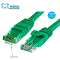 Dây nhảy patch cord cat6 dài 0.5m NOVANV-23001 Green chính hãng 550MHZ