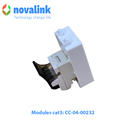 Hạt ổ cắm điện thoại novalink CC-04-00232 dùng lắp âm tường, âm sàn