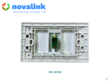 Hạt ổ cắm quang chuẩn SC/APC hãng novalink mã  NV-12016U chính hãng