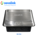 Hộp điện âm sàn cao cấp Novalink NV-FS3S màu bạc với 3 moduels chính hãng