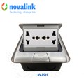Hộp điện âm sàn cao cấp Novalink NV-FS3S màu bạc với 3 moduels chính hãng
