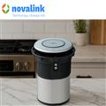 Hộp ổ điện âm bàn bếp, bàn đảo cao cấp Novalink WTWF-W mở nắp cảm ứng và app
