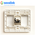 Mặt mạng công tắc ổ cắm 1 cổng hình vuông kích thước 86*86 Mã NV-22001SW chính hãng novalink