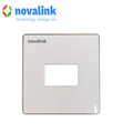 Mặt mạng công tắc ổ cắm 1 cổng hình vuông kích thước 86*86 Mã NV-22001SW chính hãng novalink