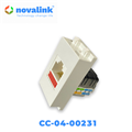 Nhân ổ mạng cat6 Novalink chính hãng mã CC-04-00231 dòng cao cấp
