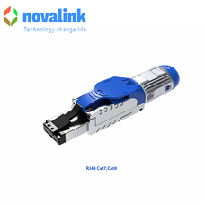 Đầu bấm dây mạng cat8A STP novalink tốc độ 40Gbps Mã CC-01-90001 cao cấp