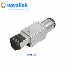 Đầu bấm mạng RJ45 cat6A, cat7 Novalink CC-01-90038 tốc độ 10Gbps dùng cho