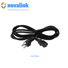 Dây nguồn 3 chân dài 1.5m tiết diện 3*1.5mm Novalink mã NV-53103A