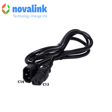 Dây nguồn C13 to C14 tiết diện 3*1.5mm dài 1.5m Novalink NV-52103A