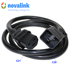 Dây Nguồn C20 To C21 dài 3m tiết diện 3*2.08mm công xuất 15A novalink mã NV-56303A cao cấp