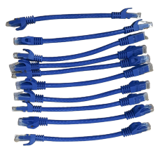 Dây nhẩy mạng cat6 dài 0,2m xanh blue nova mã NV-20114A  chính hãng băng thông 550Mhz, tốc độ 1Gb