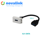 Hạt ổ cắm USB 3.0 data A21 chính hãng Novalink dài 20cm