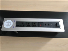 Hộp ổ cắm Điện âm bàn sinoamigo SMT-3  mở nắp tự động cao cấp