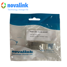 Nhân mạng cat6A  Chống nhiễu tốc độ 10Gb  chính hãng Novalink mã CC-04-00242
