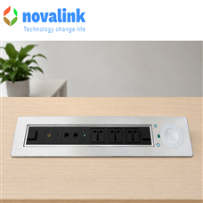 Ổ Điện Âm Bàn Novalink NV-ST803WQI - Giải Pháp Kết Nối Hiện Đại Cho Phòng Họp Và Văn Phòng