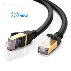 Patch cord dây nhay mang cat 7, 4PR S/FTP dài 1m NV-66001 novalink
