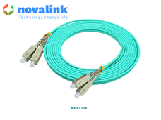 Patch cord OM3 MM SC-SC/UPC-DX Novalink dài 25m chính hãng