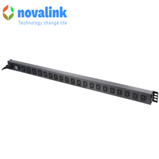Thanh nguồn 20 cổng C13 và 4 ổ cắm C19 novalink NV-66212A công xuất 40A